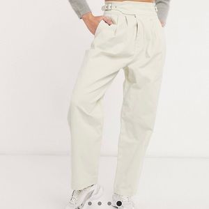 & Other Stories Pleated Vintage Cotton Trousers